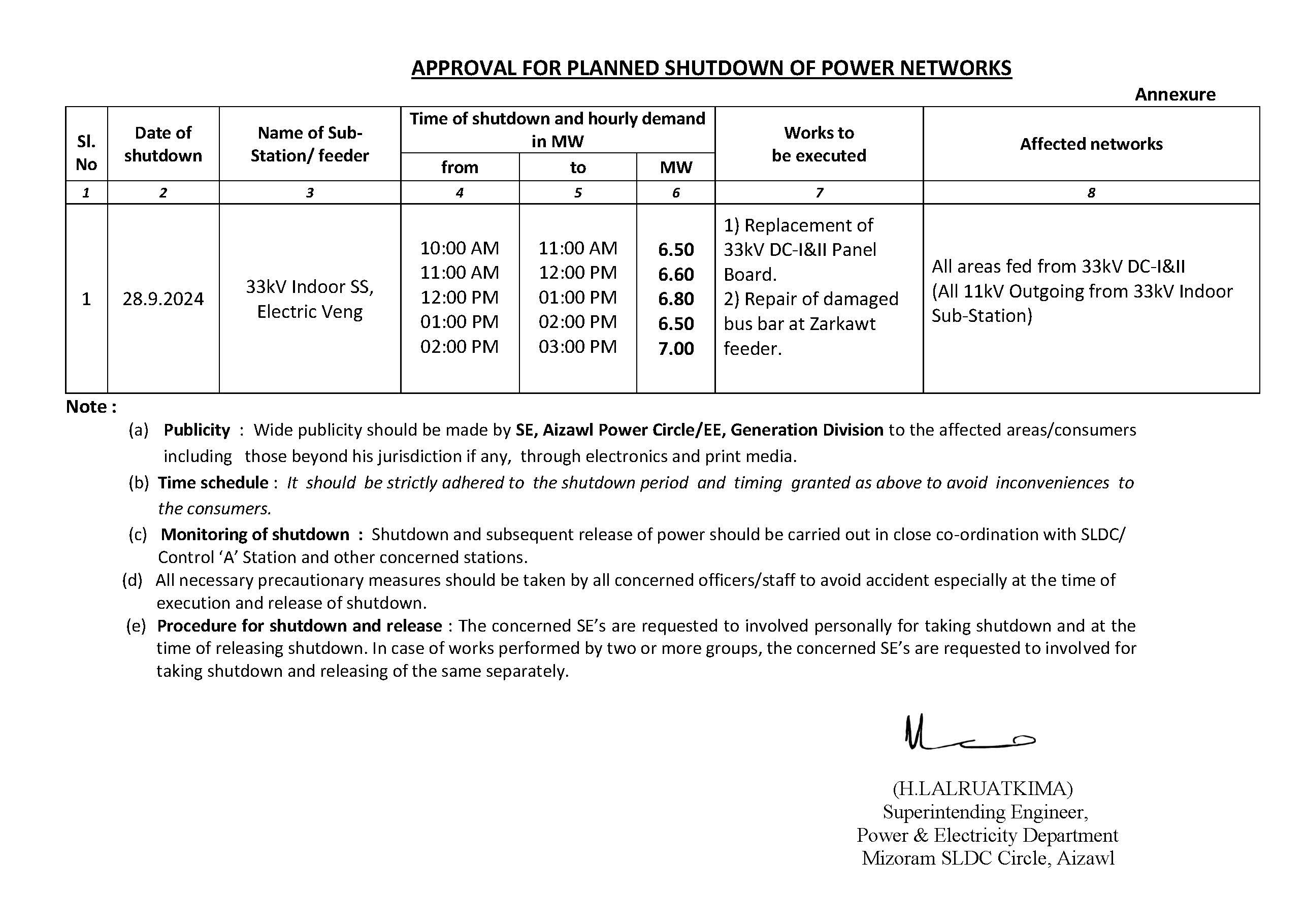 Power & Electricity Department, Government of Mizoram, India